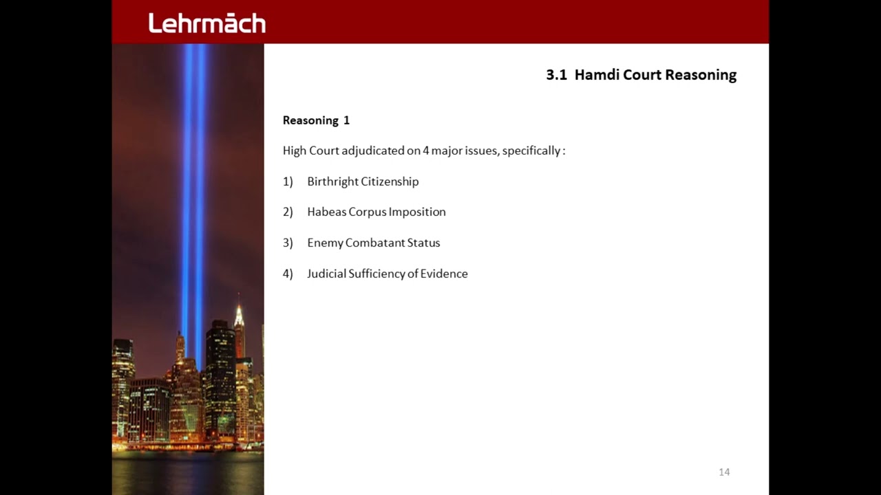Hamdi Judicial Sufficiency CEC 14.0 - Court Reasoning 1