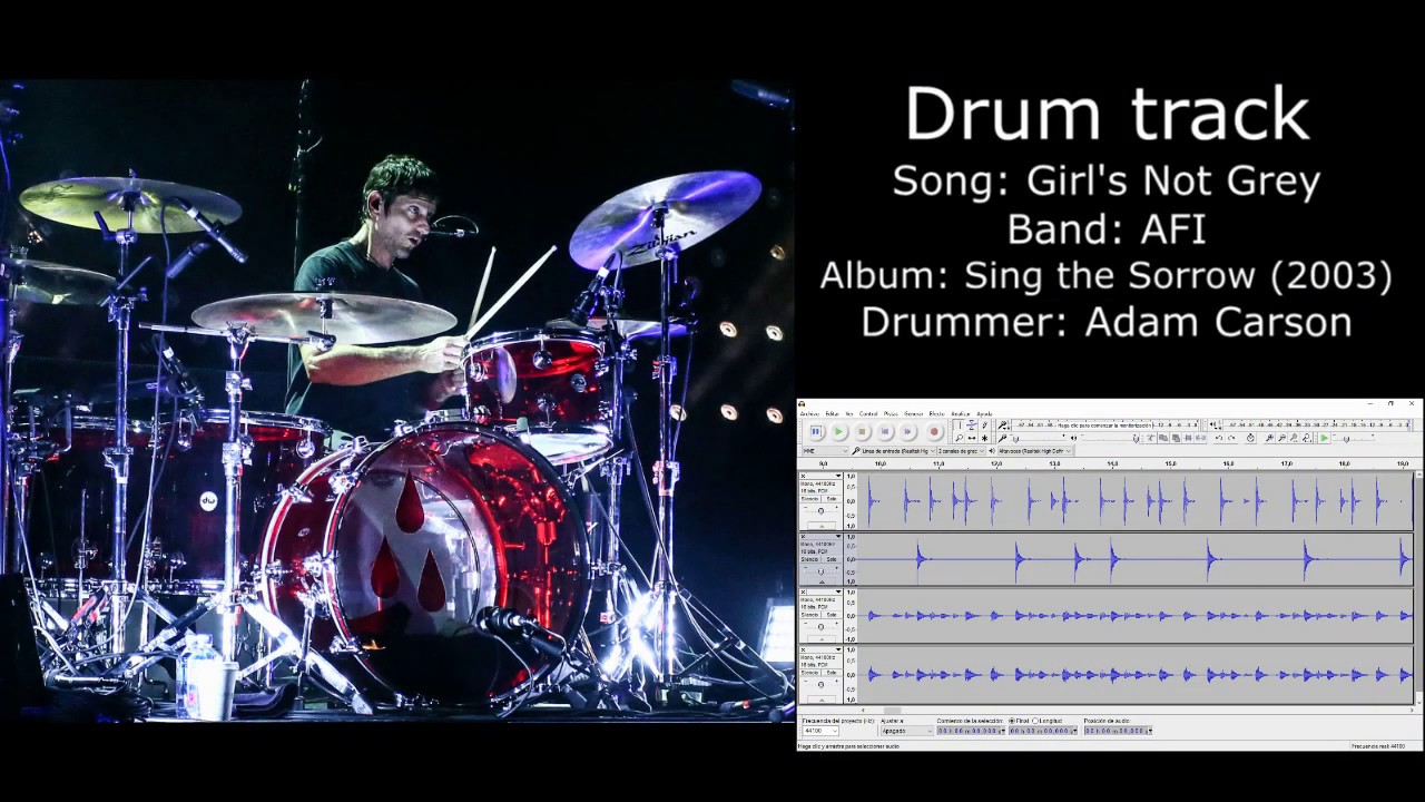 Girl's Not Grey (AFI) • Drum Track