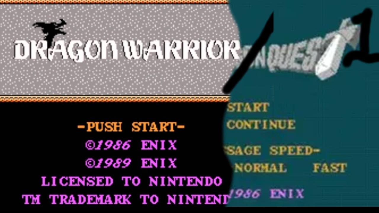 Dragon warrior / quest 1 preview ft. reading of backstory from manual
