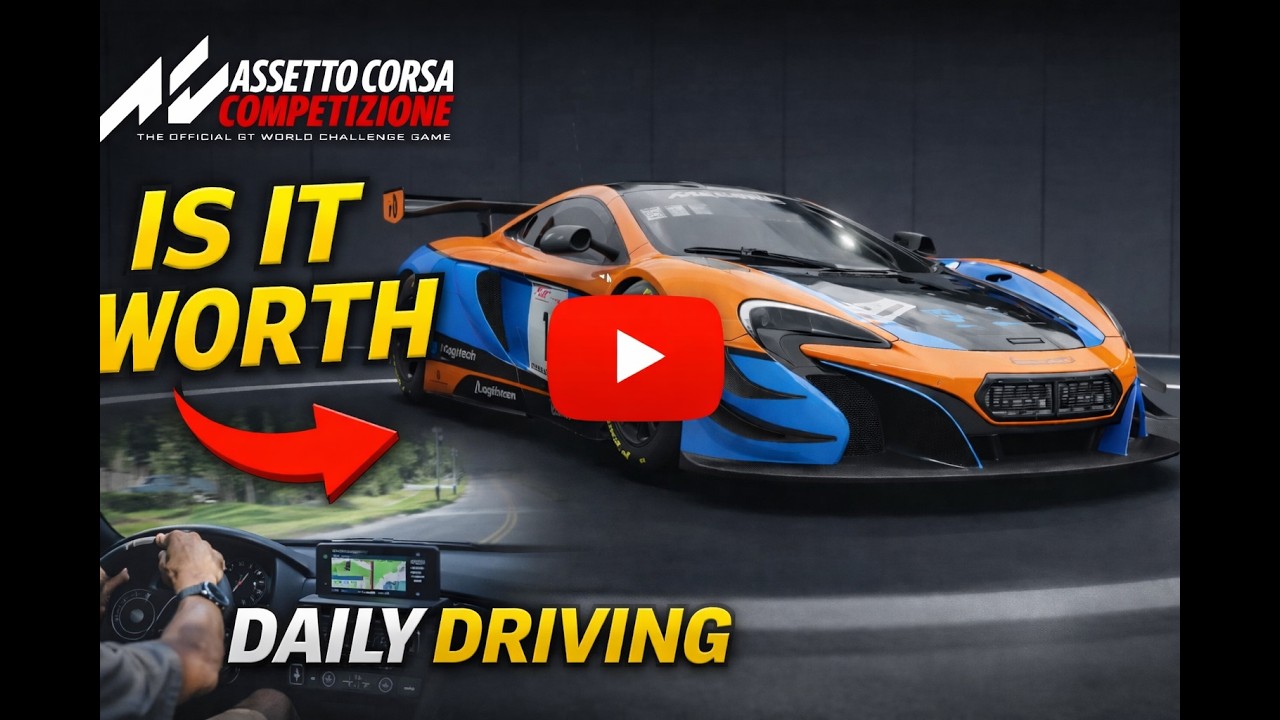Is Assetto Corsa Competizione Secretly the Most Realistic Daily Driving Sim?