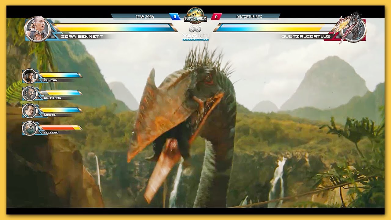 Quetzalcoatlus vs Mercenaries with Healthbars | Concept Gameplay Video