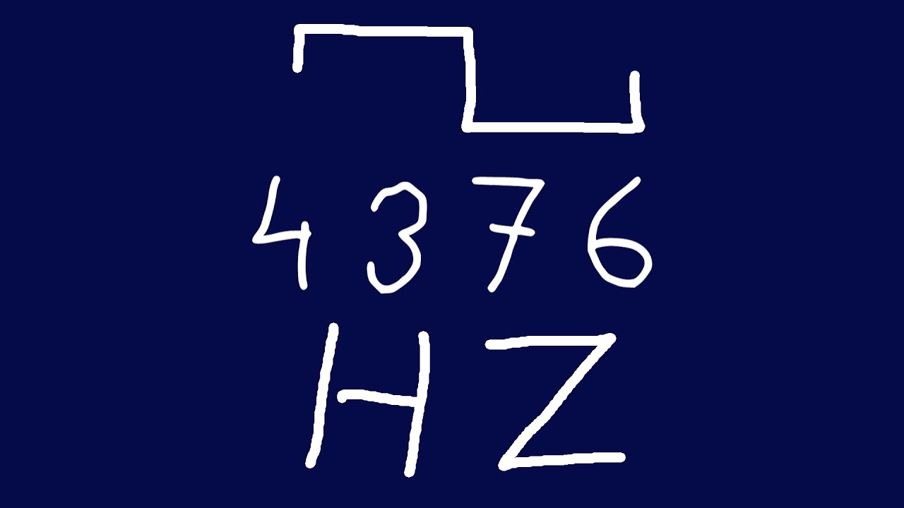4376 hz square