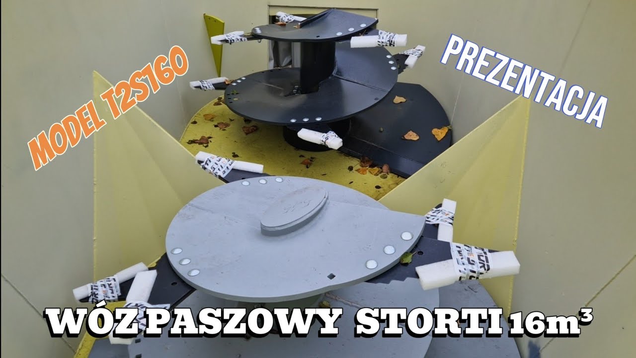 Prezentacja wozu paszowego Storti Dunker T2S160 o poj. 16m3! ROLMECH