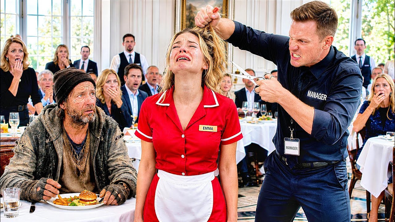 Manager Cut Waitress&rsquo;s Hair for Feeding a Homeless Man&mdash;Then He Stood Up&hellip;