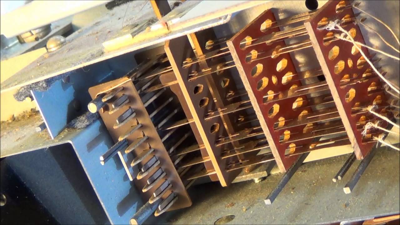 Naked Hammond Organ Key Contacts