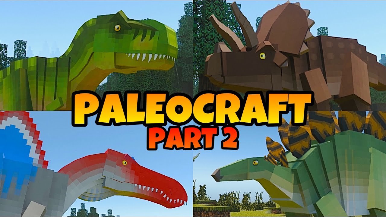 More Dinosaurs!!! | Paleocraft | Addon Showcase | Minecraft Bedrock Edition | Part 2