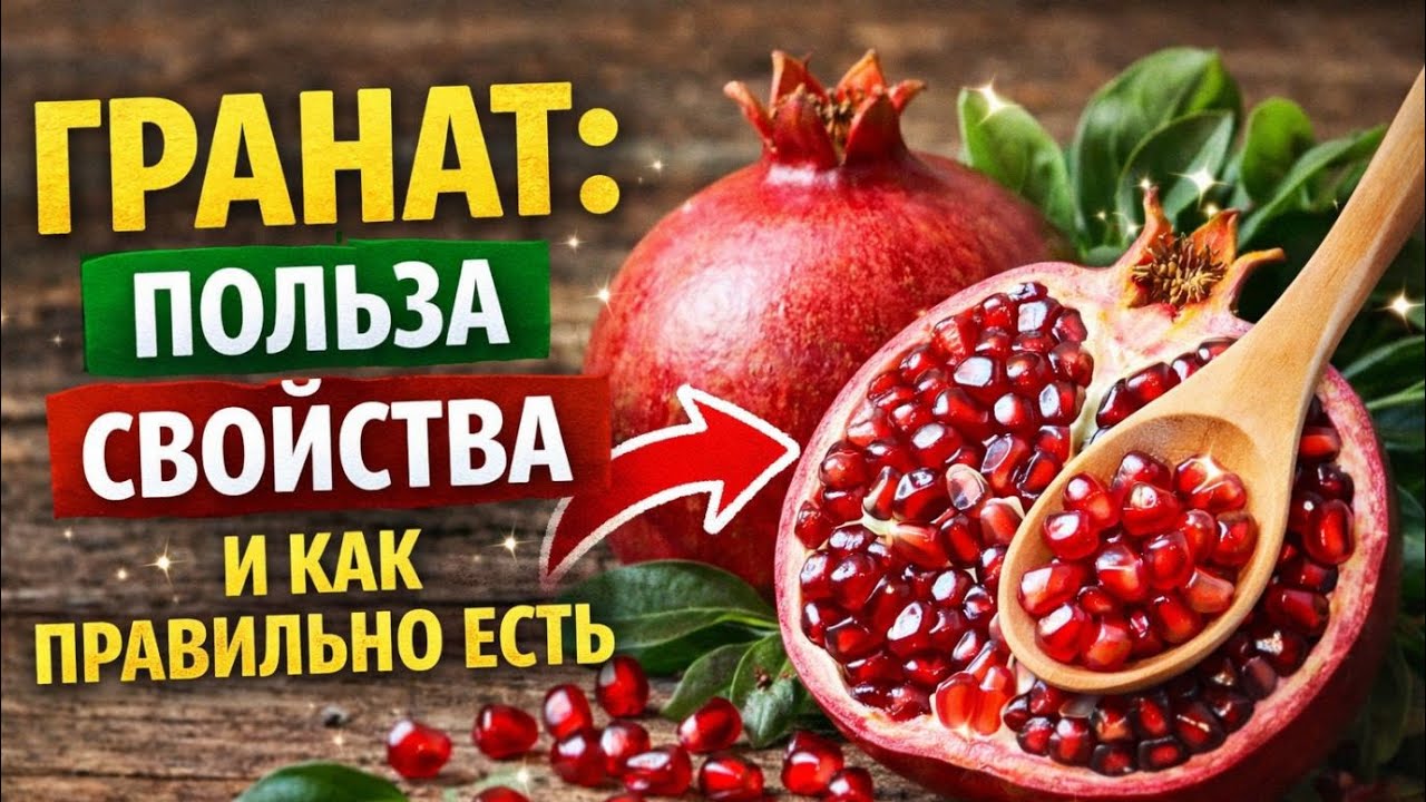 Гранат : польза, свойства и как правильно есть .