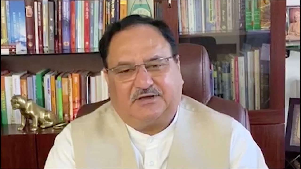 BJP President JP Nadda asks party workers to donate Rs 100 to PM CARES Fund.