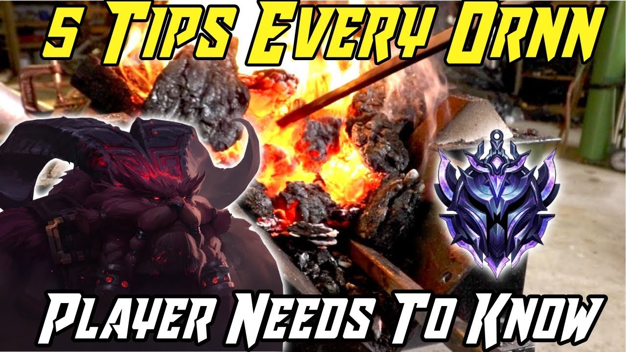 5 TIPS EVERY ORNN NEEDS TO KNOW! LEAGUE OF LEGENDS ORNN GUIDE SEASON 9 2019