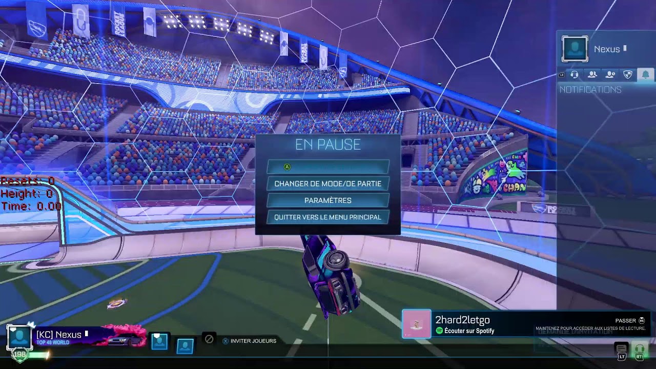 Rocket League matchs privés