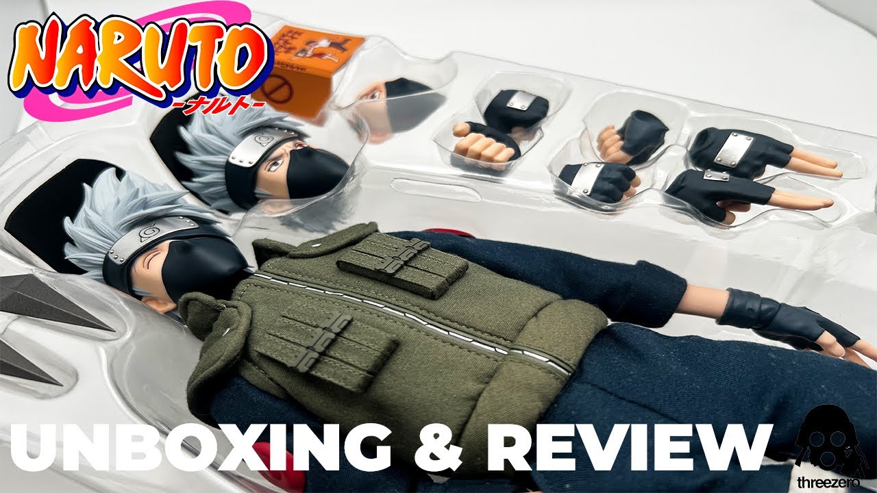 Kakashi Hatake Threezero 1 6 Scale Figure Unboxing & Review!!