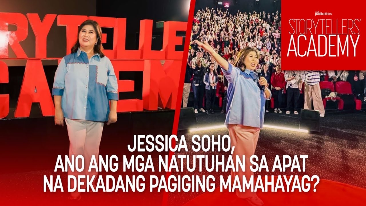 Jessica Soho, ano-ano ang mga natutuhan sa 40 taon na pagiging mamamahayag? | Storytellers’ Academy