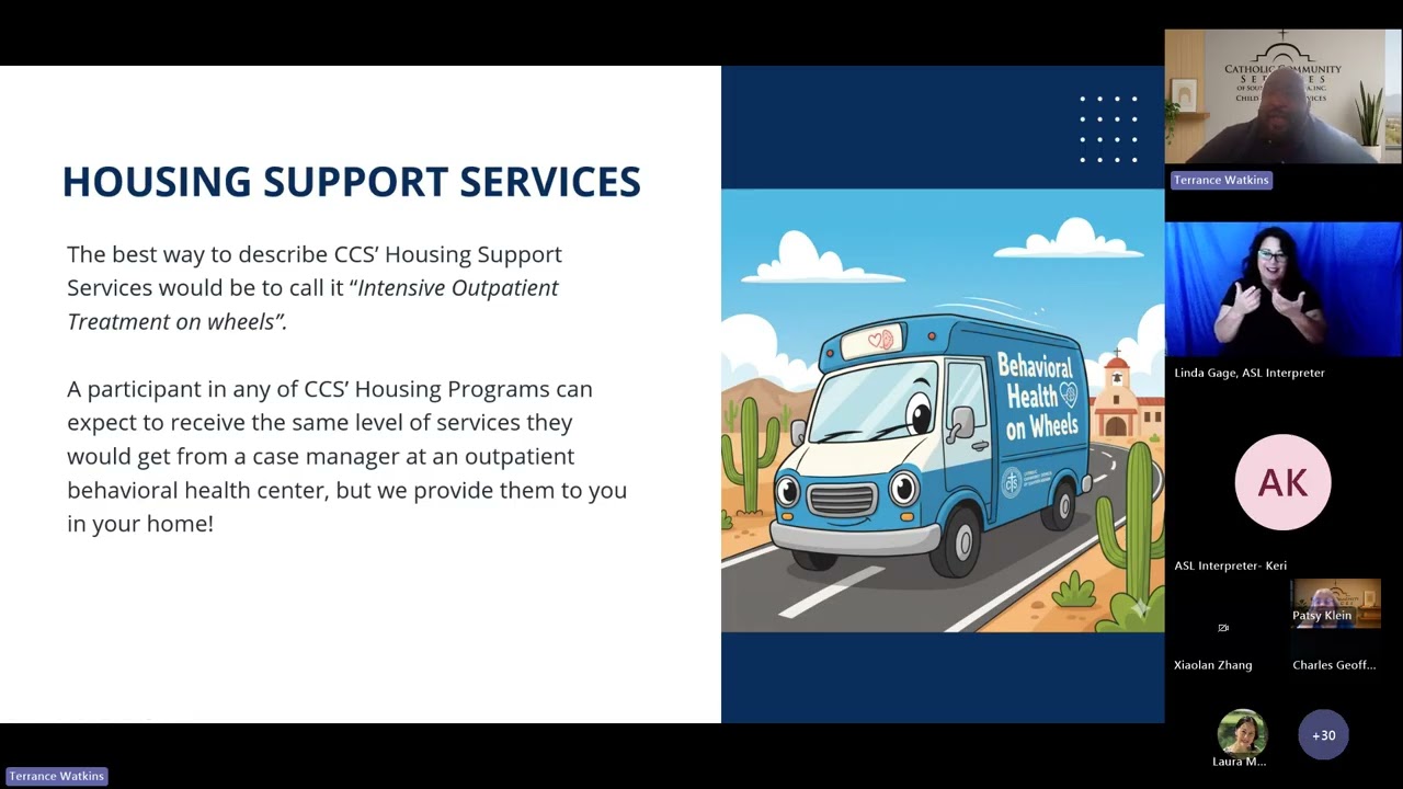 CCS Webinar  - The Journey Home Housing Continuum of Care