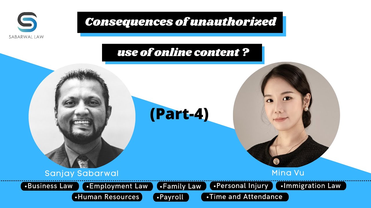 29.4. Consequences of unauthorized use of online content