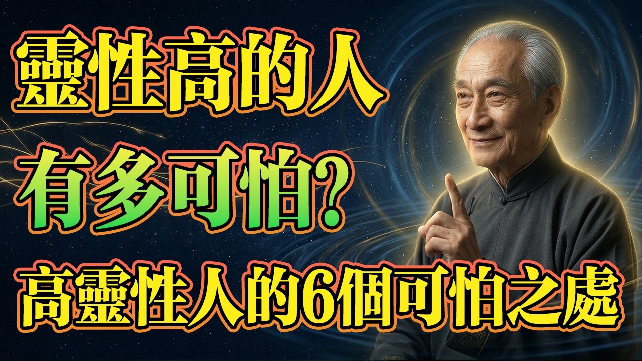 南懷瑾：靈性高的人有多可怕？為什麼光是站著不說話，就能讓你心裡發毛？揭開高靈性人的6個可怕之處！#南懷瑾 #高靈性 #儒釋道智慧 #因果法則 #轉運改命 #修行法門 #破除執念 #佛學智慧 #靈性覺醒