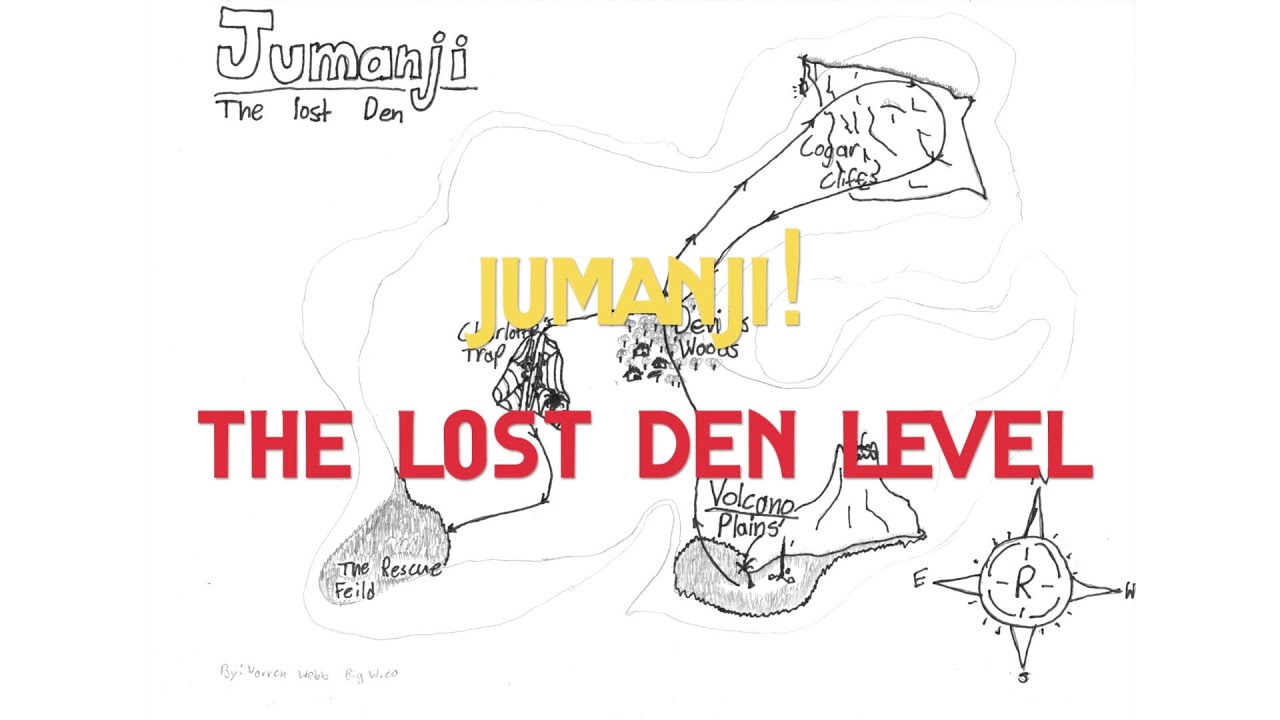 Cub Scout adventure activity with Jumanji &mdash; The Lost Den Level