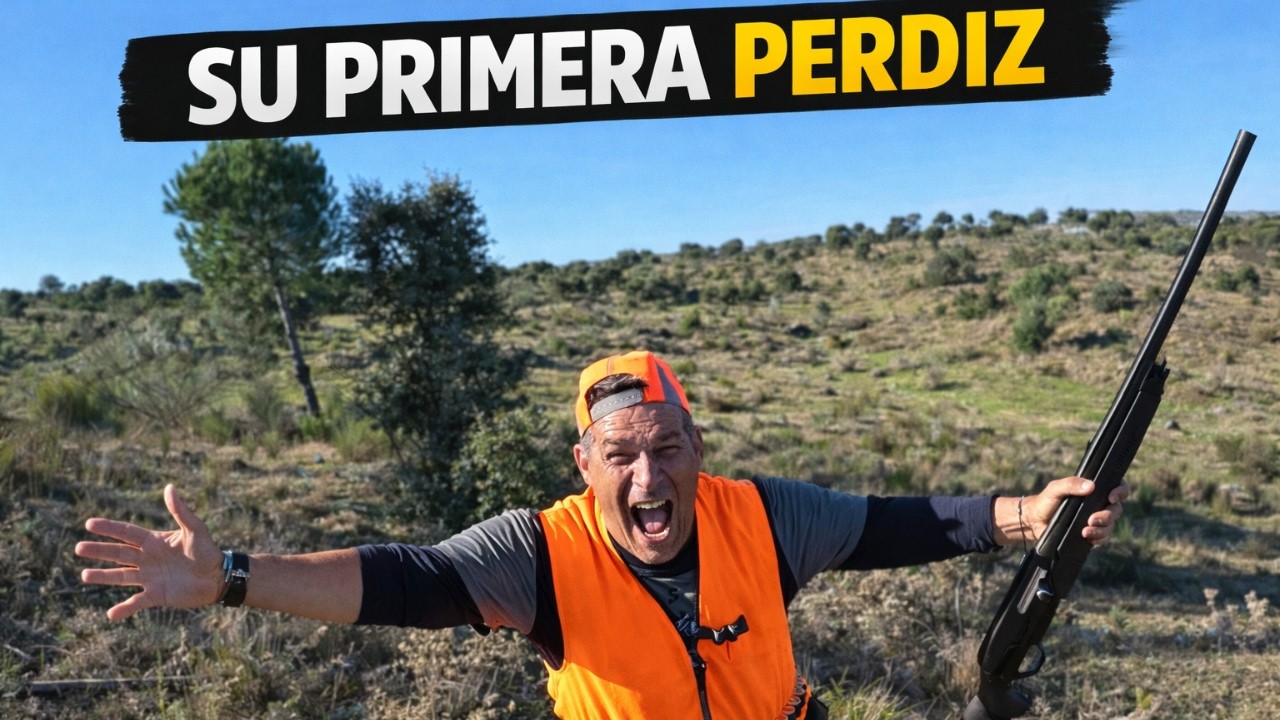 SU PRIMERA PERDIZ 🐦🔥 Después de muchos fallos… ¡lo consiguió!