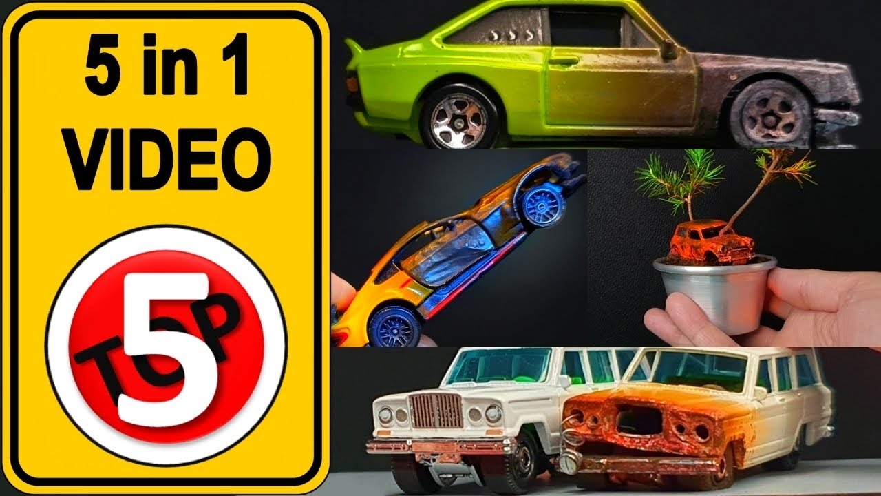 🔥 INSANE Burned Diecast Car Transformations You Won’t Believe 😱
