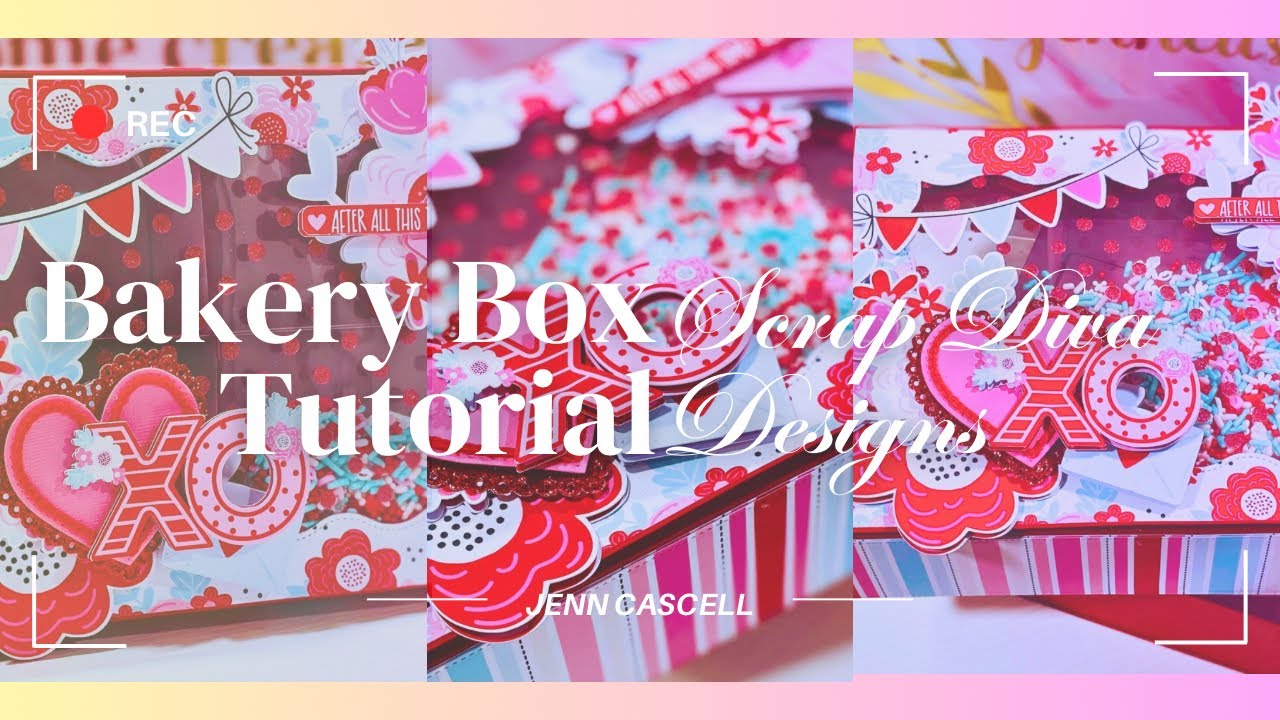 Мастер-класс по изготовлению коробки для выпечки от Scrap Diva Designs @ScrapDiva29
