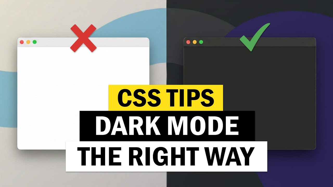 Советы по CSS — Как правильно включить темный режим