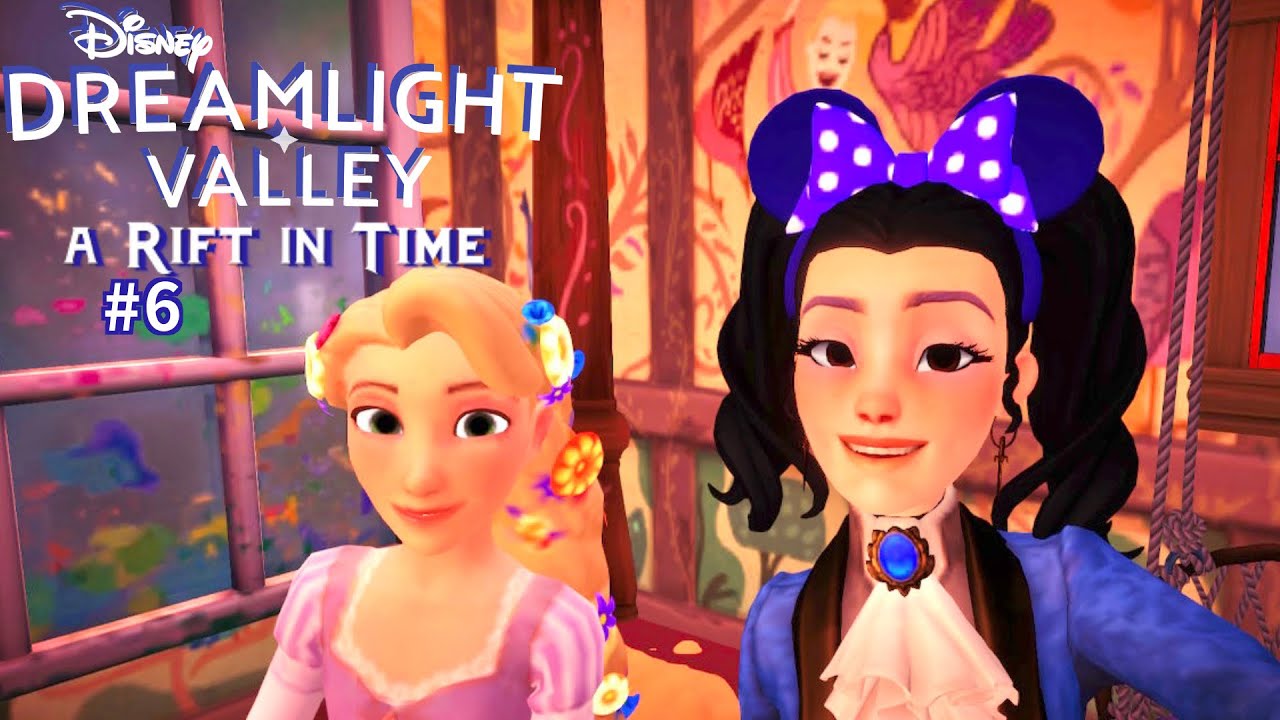 Quête pour débloquer Raiponce 🌺 La Tour, Disney Dreamlight Valley 161 Let's play DLC A rift in time