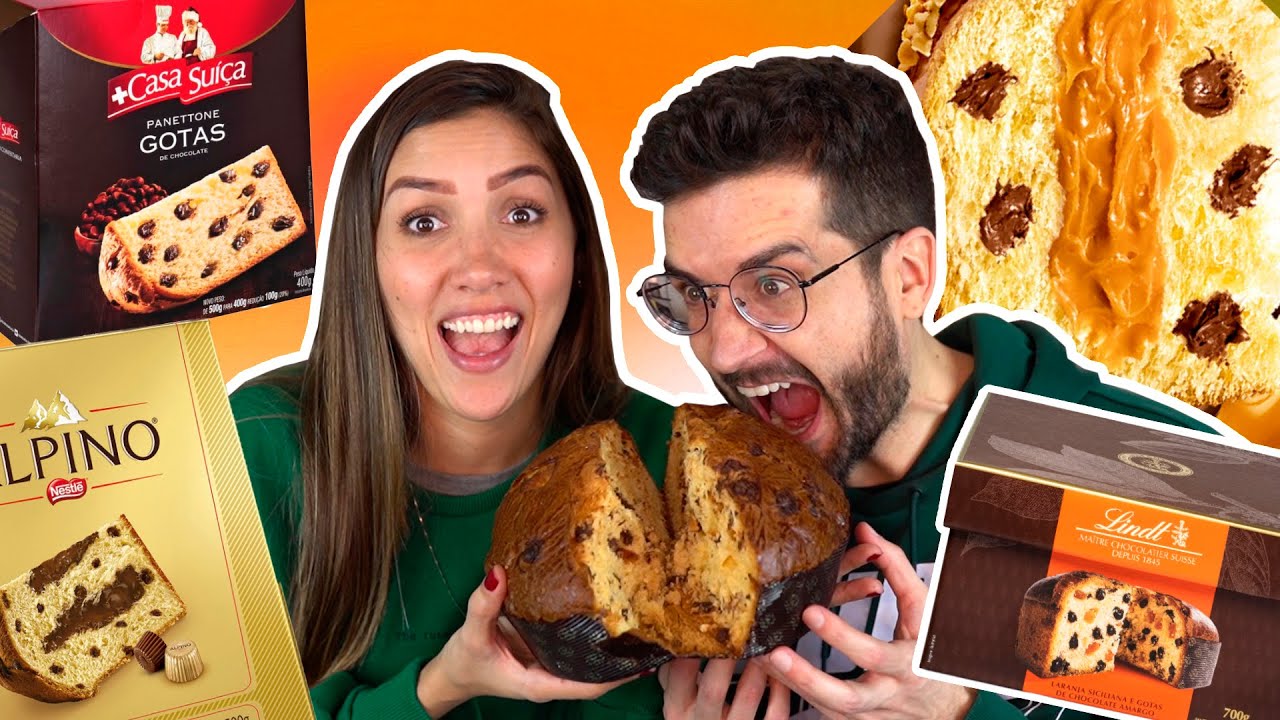 PROVANDO PANETONE do NATAL 2019 | PANETONE DO POVO #3 | LINDT de 100 REAIS!!!