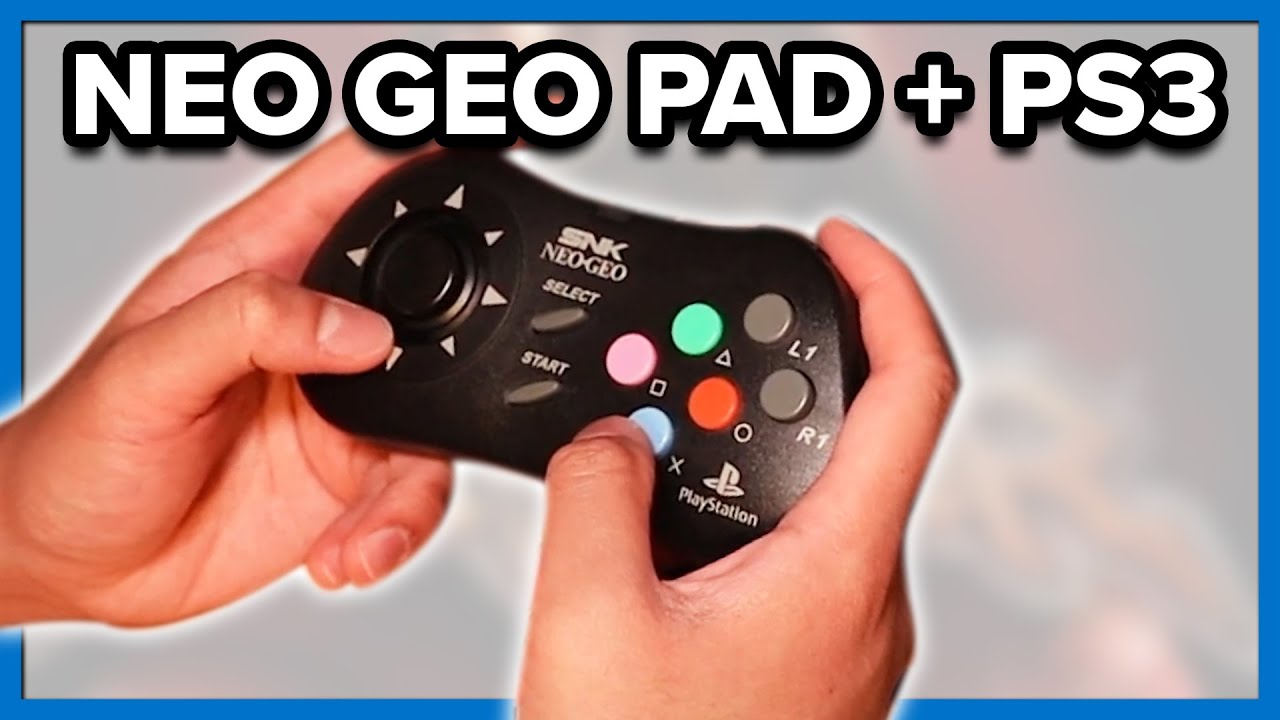 Testing the NeoGeo Pad 2 on PS3 via Brook Adapter