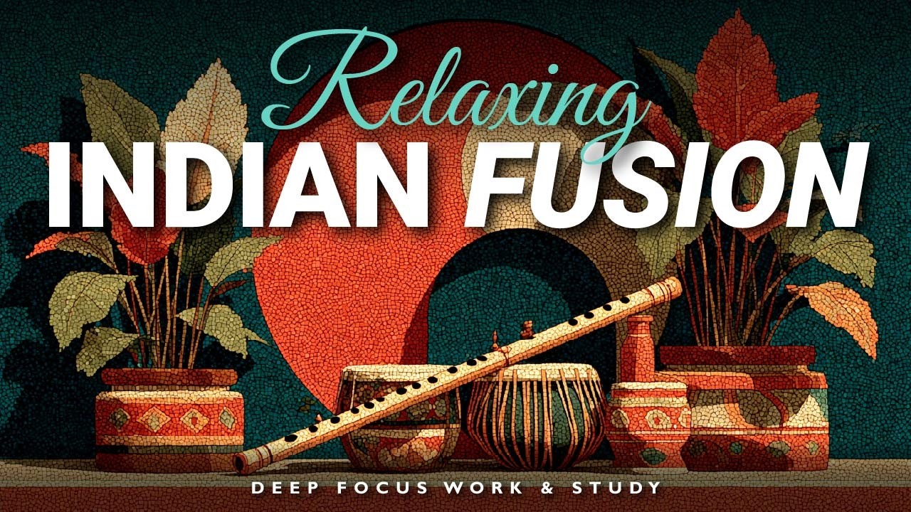 Indian Instrumental Fusion | Shared Momentum – Bansuri & Santoor – Deep Work Music