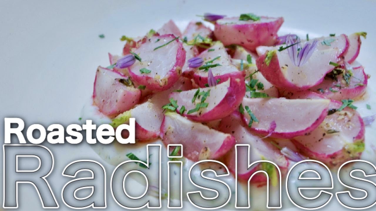 【パリ暮らし】シェフのお家料理　旬の野菜　ラディッシュを焼く？　Roasted radish with white sauce