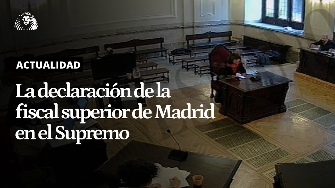 CASO FISCAL | Así fue la DECLARACIÓN de la FISCAL SUPERIOR DE MADRID en el SUPREMO