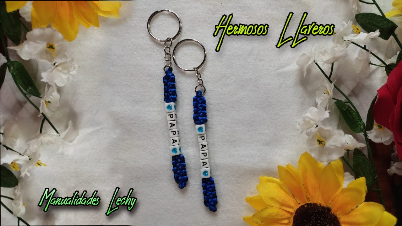 DETALLE PARA REGALAR A PAPÁ || LINDO LLAVERO PARA PAPÁ