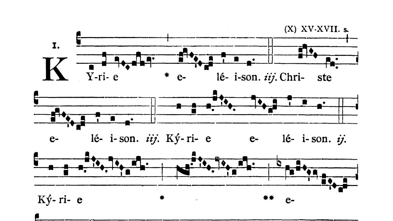 Missa XVII - In Dominicis Adventus et Quadragesimae - Kyrie B