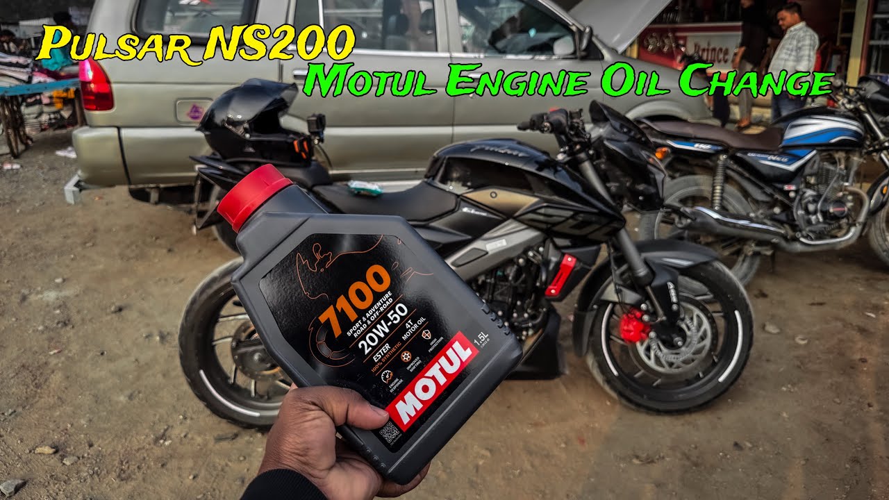 Best engine oil for Ns 200 bs7  2024 - Motul 7100 20w50 #motul #motuloil #ns200