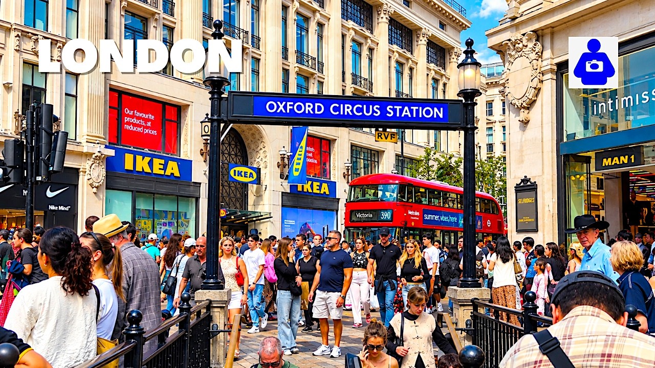A Walk in London's West End 🇬🇧 Exploring Oxford Street & Regent's Park | Central London Walking Tour