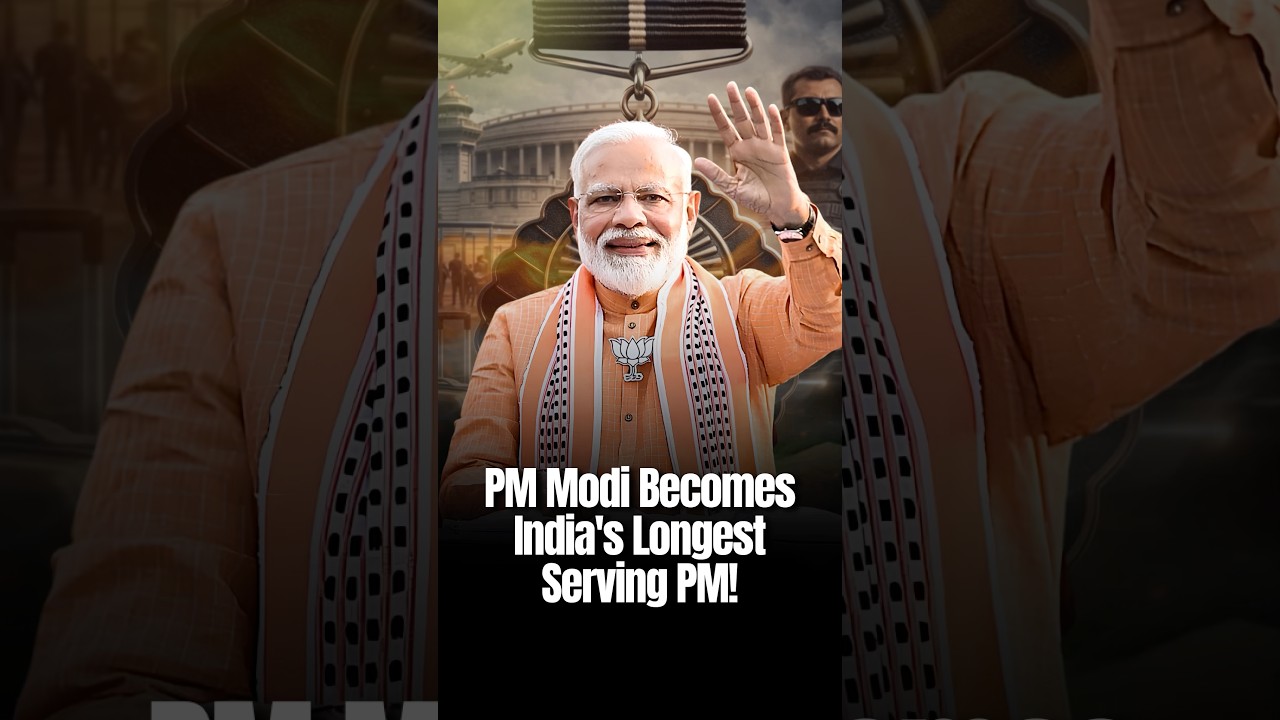 PM Modi Becomes India's Longest-Serving Elected PM