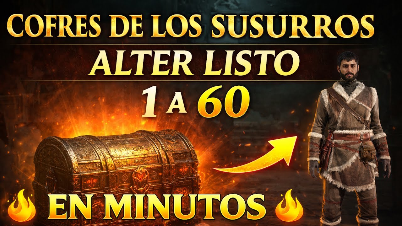 ⚡ Nivel 1–60 + Glifos y Aspectos | Método para tener OTRO PERSONAJE jugable RÁPIDISIMO  | Diablo 4