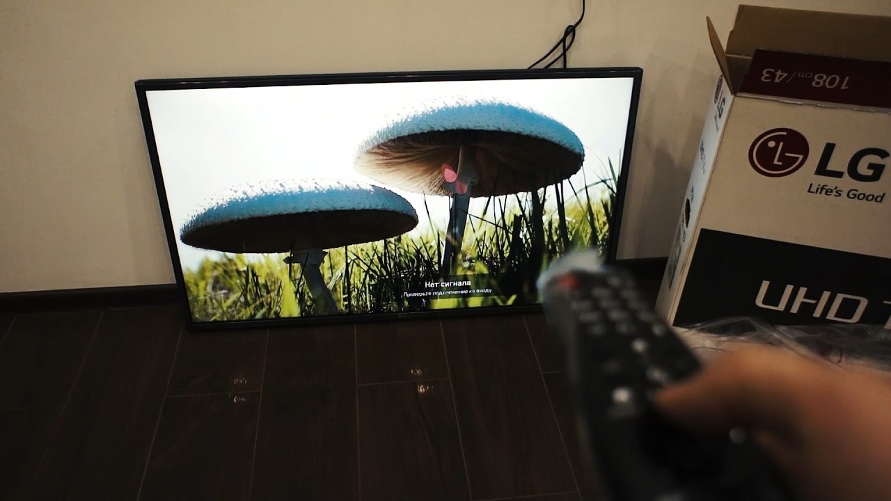 Телевизор LG 43UH671 - небольшой обзор.