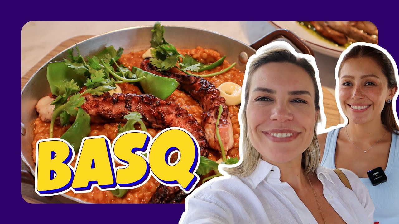 COMIDA PARA COMPARTILHAR NOVO RESTAURANTE BASQ | DEB VISITA | Go Deb