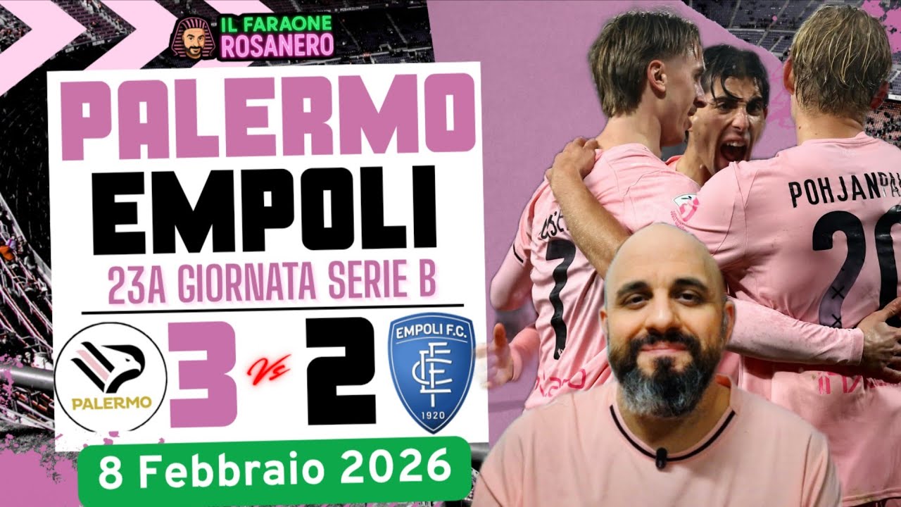TORNA LA VITTORIA IN RIMONTA PER IL PALERMO, 3-2 ALL'EMPOLI FINLANDIA EDITION