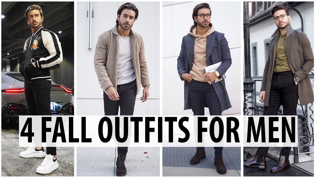 4 AWESOME MEN'S OUTFITS (FALL) Men's Fashion Lookbook