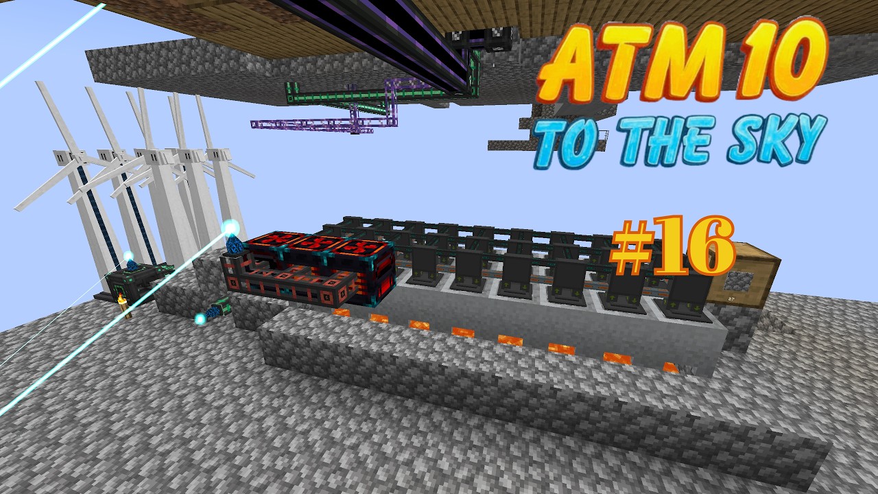 Neue Plattform und Größerer Lava Generator!! - Minecraft all the Mods 10 to the Sky #16