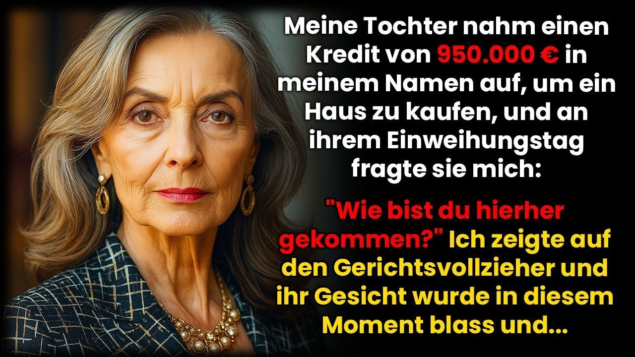 Meine Tochter nahm in meinem Namen 950.000 € Kredit auf – doch was ich tat, schockierte sie…