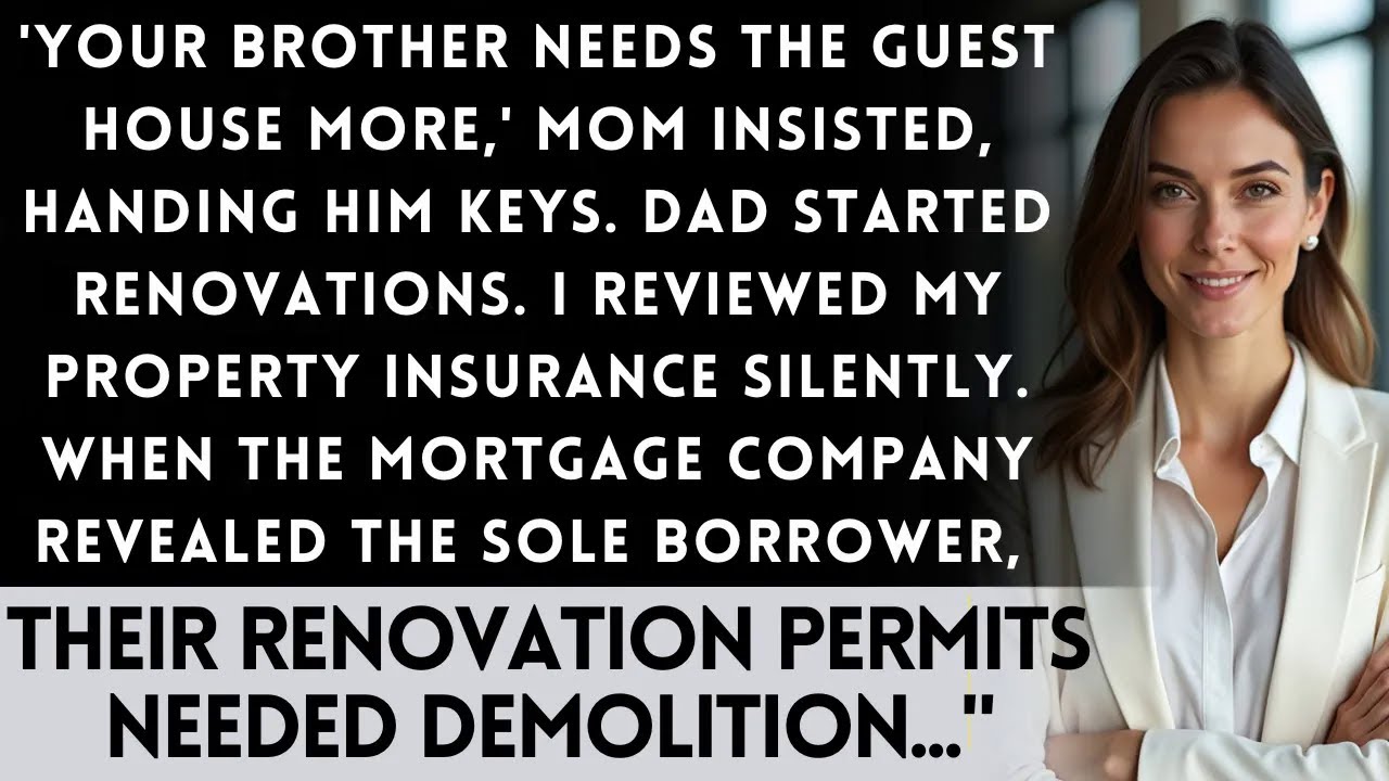 Parents Promised My Guest House To Golden Child— The Mortgage Company's Letter Changed Everything...