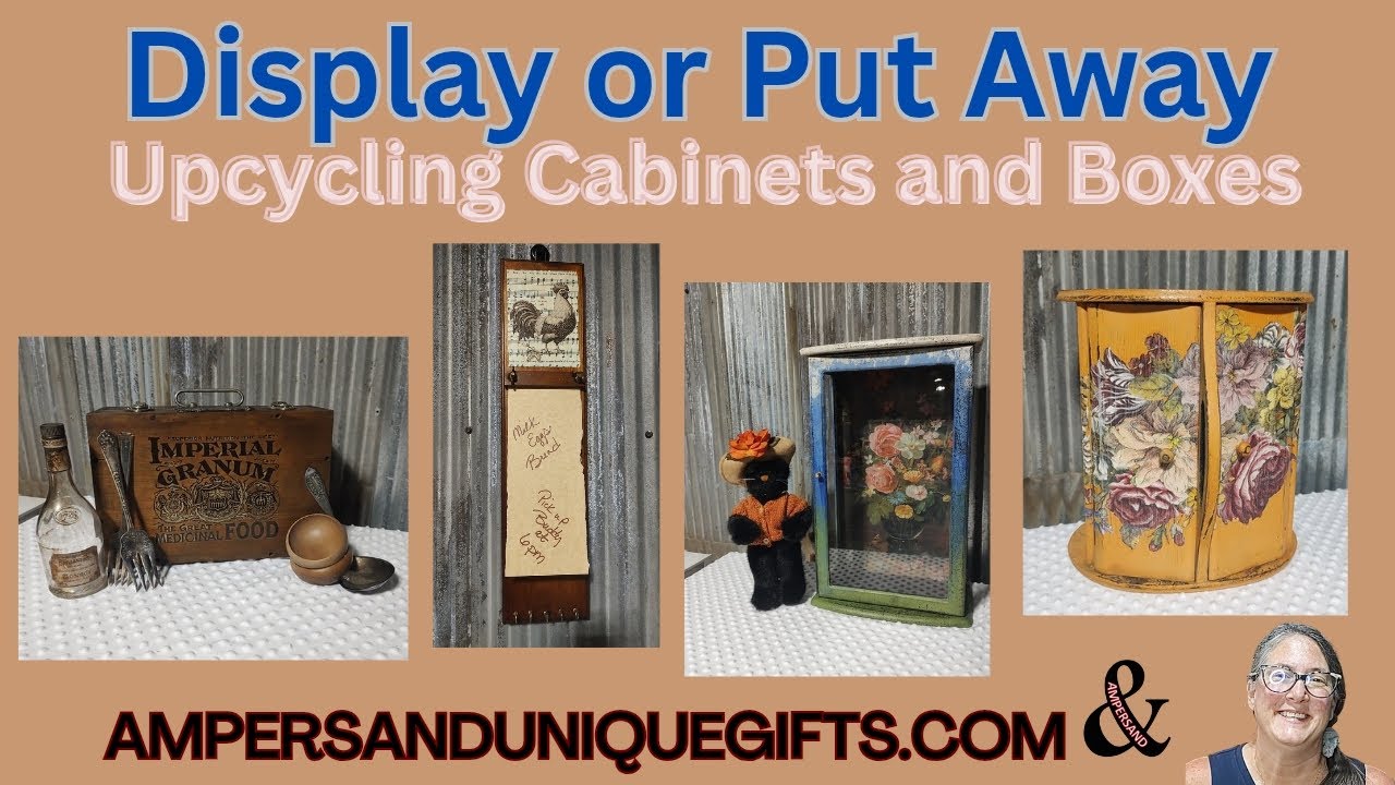 Four Simple Thrift Flips with IOD, Debi's Design Diary and Jami Ray Vintage Products