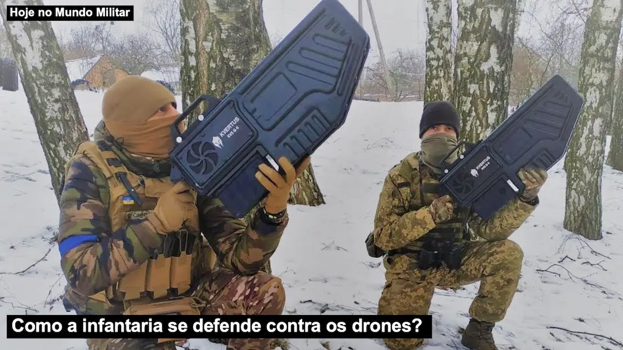 Como a infantaria se defende contra os drones?