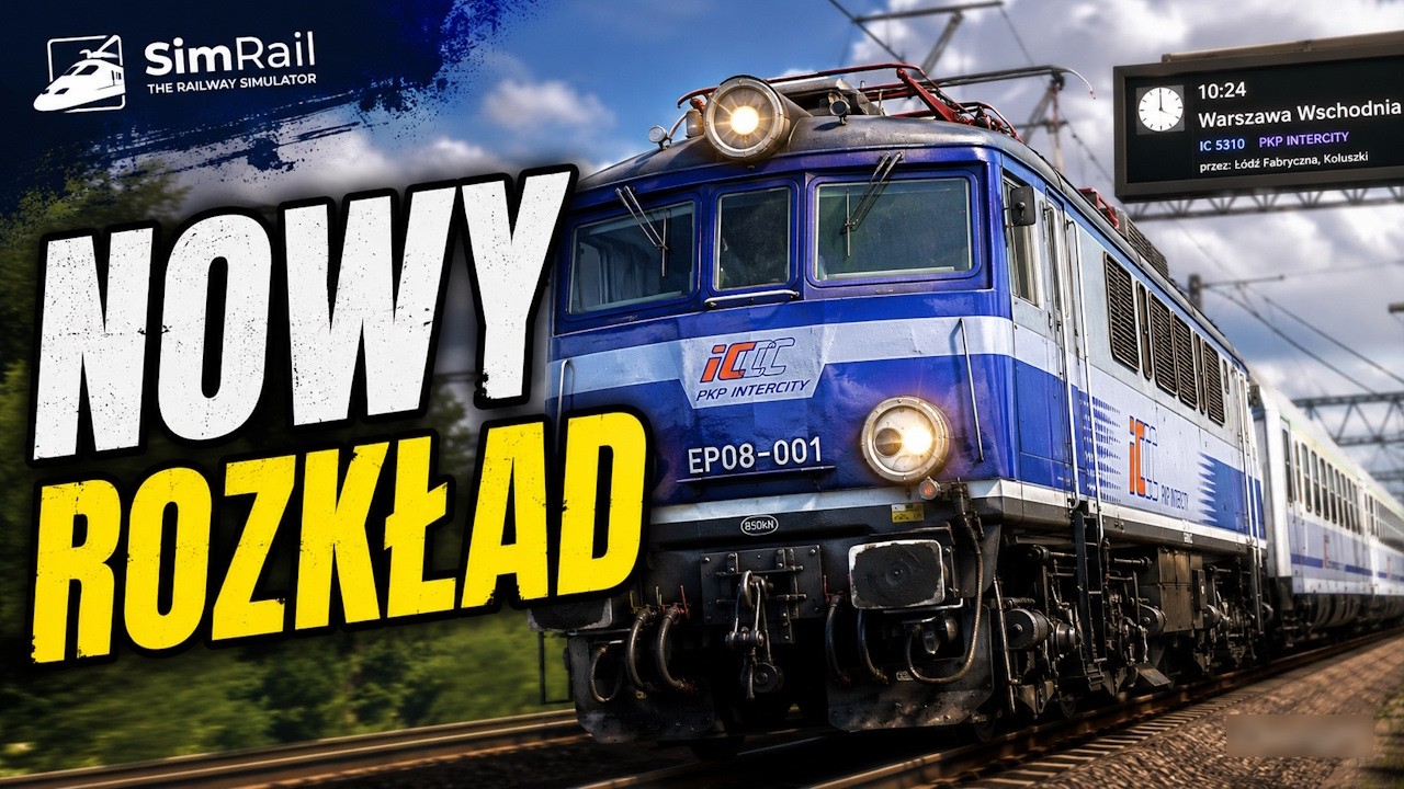 NOWY ROZKŁAD JAZDY w SimRail - MULTIPLAYER