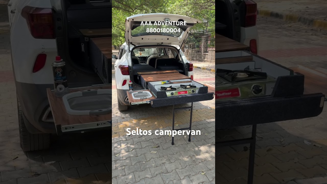 Seltos campervan #aaaadventure #vanlife #camping #travel #offroad #luxonthetrail #shorts #seltos