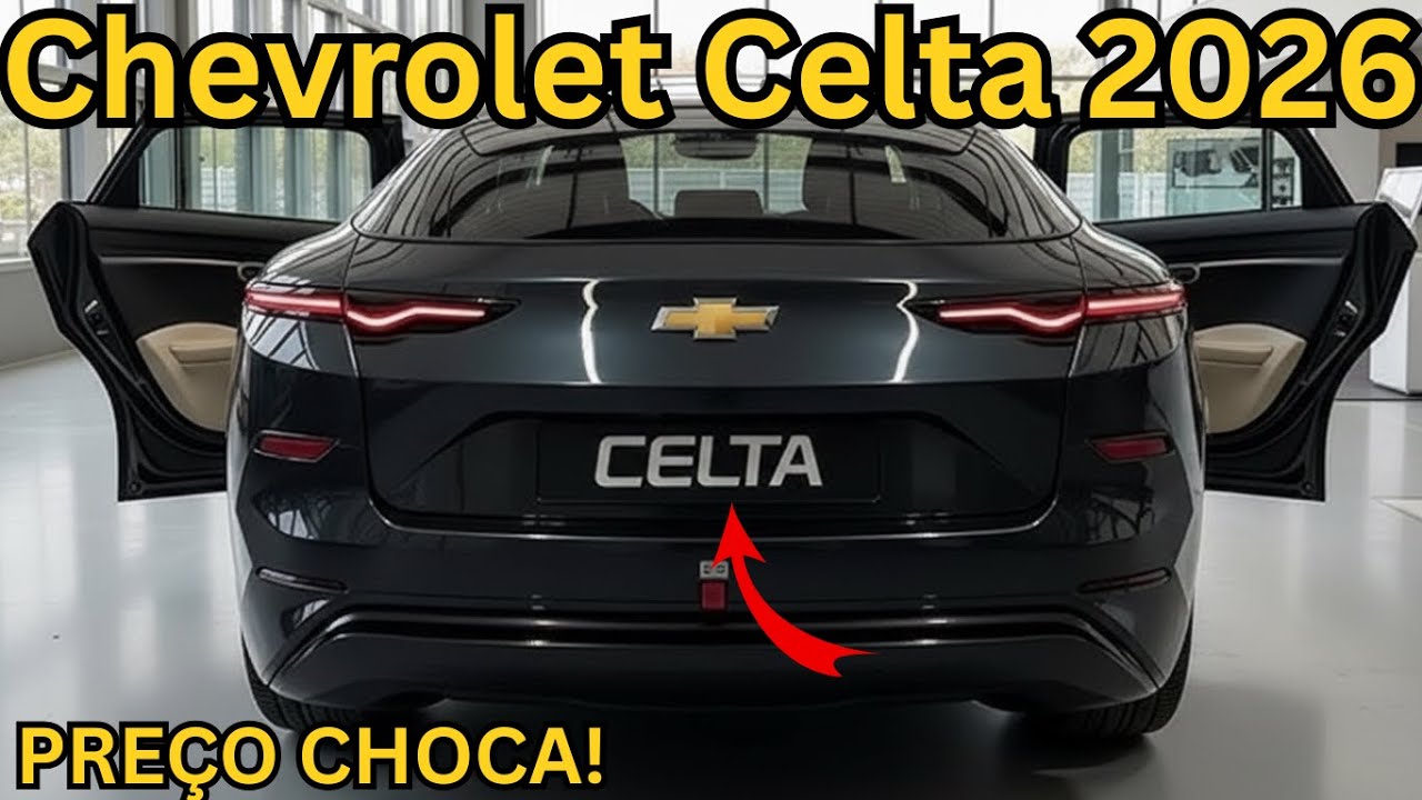 Chevrolet Celta 2026 🔥 Preço, Interior e Consumo – O Carro Econômico Está de Volta!