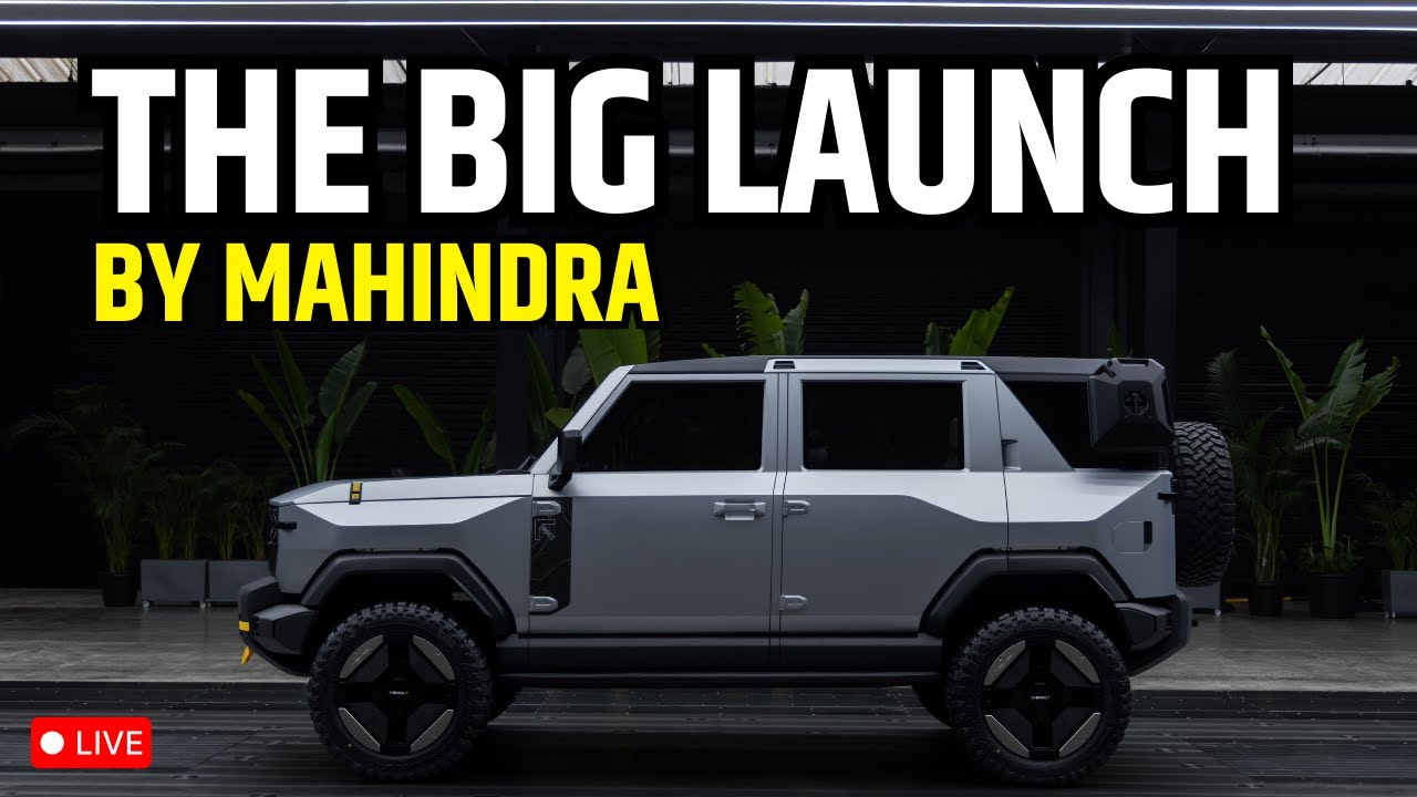 Mahindra Launch Event LIVE | Mahindra Freedom NU & Vision SUV Concepts Mega Reveal