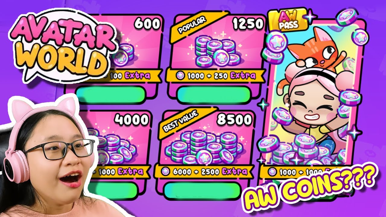 NEW AW COINS??? - Avatar World (help idk what to do with the title or thumbnail 😭😭)